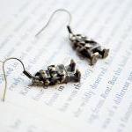 Robot Earrings, Dangle, Ant..